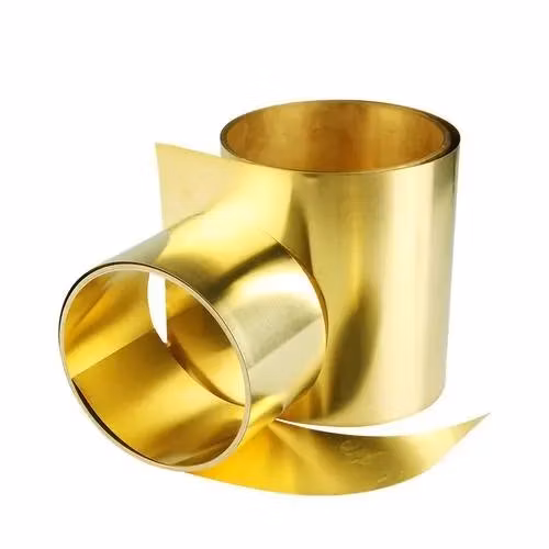 Hoja de acero revestida de metal dorado/tira de cobre/cobre