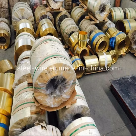 Tira fina de acero revestida de metal dorado con cobre y níquel de 0,1 mm